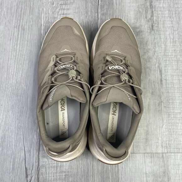 Hoka 1123153-DEGG Transport Running Shoes for Men - Dune/Eggnog 9.5 D Men’s A - Picture 6 of 10